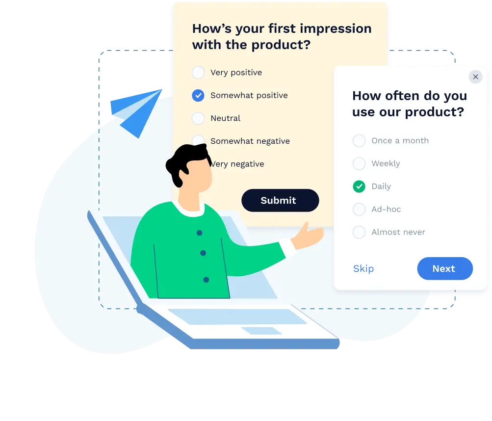 Collect Product Insights Popup