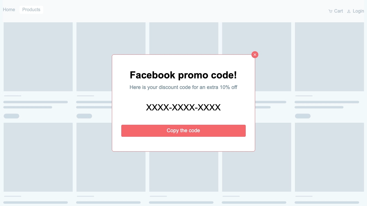 Personalized popup campaign with member-exclusive offer and behavior-based targeting.