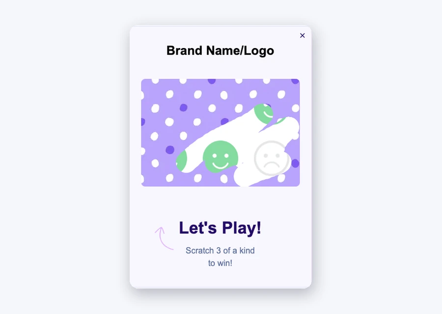 Fluentos Scratch the Card gamified popup